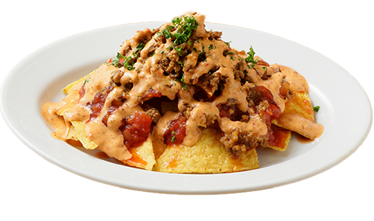 自家製羊肉タコミートの おつまみナチョス