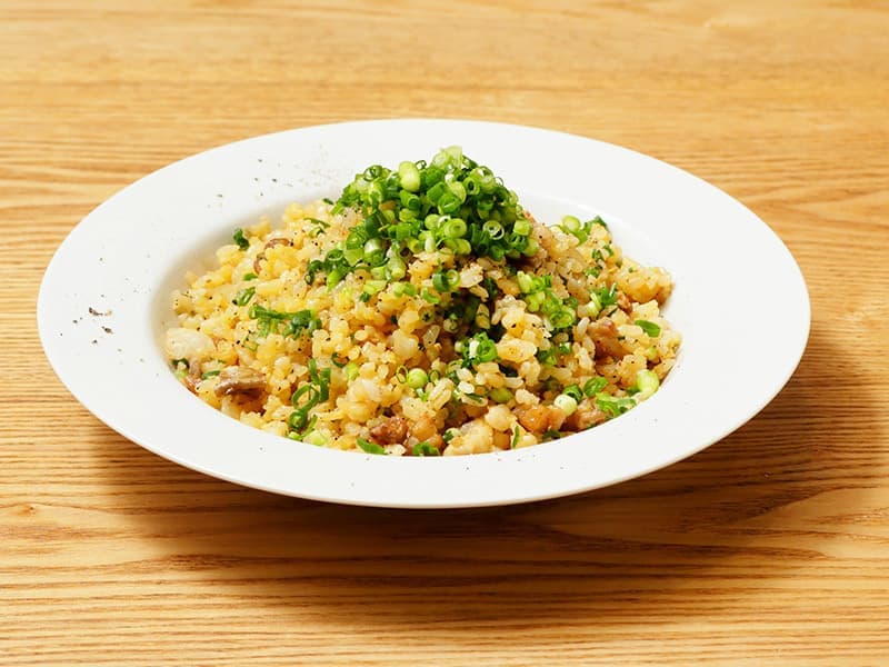 本日の〆の逸品　例：ポルチーニ茸のリゾット